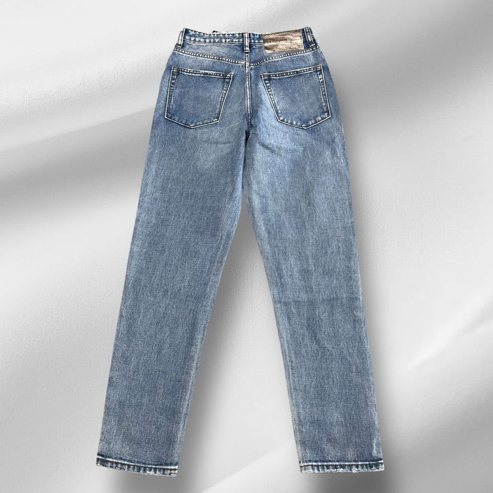 One-Teaspoon‎ Legends High Waist Mom Fit Denim Jeans - Berlin Blue 27 - Picture 4 of 11